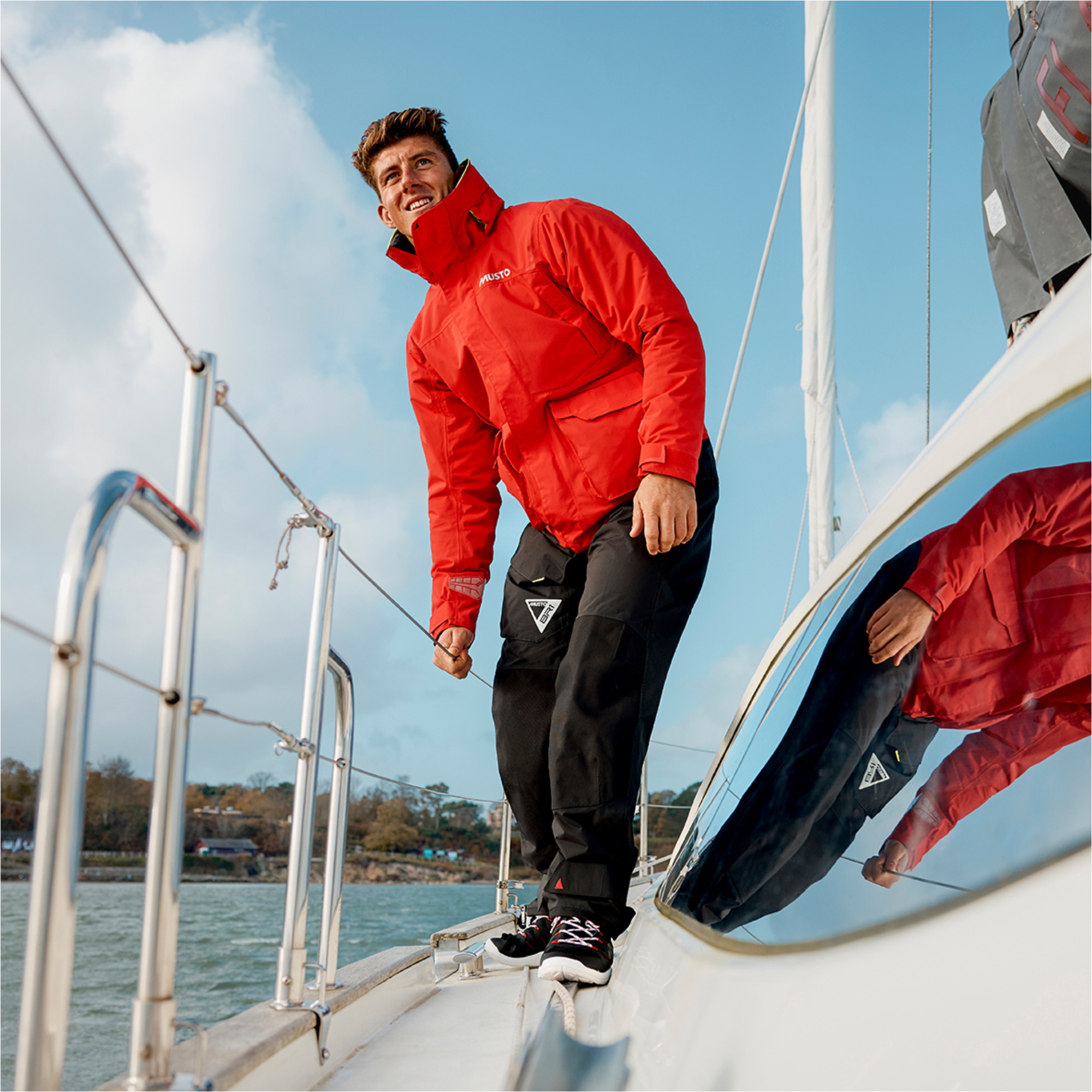 2026 Musto Mens BR1 Channel Sailing Jacket 82399 - True Red